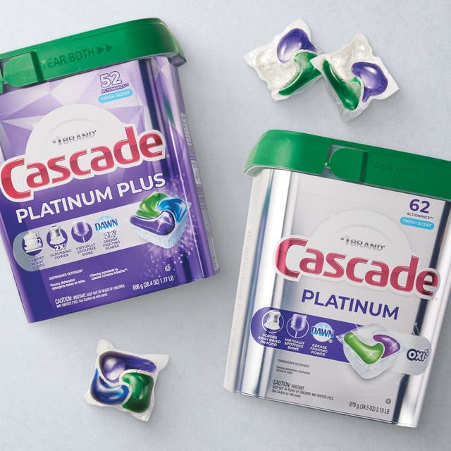Cascade platinum plus dish detergent