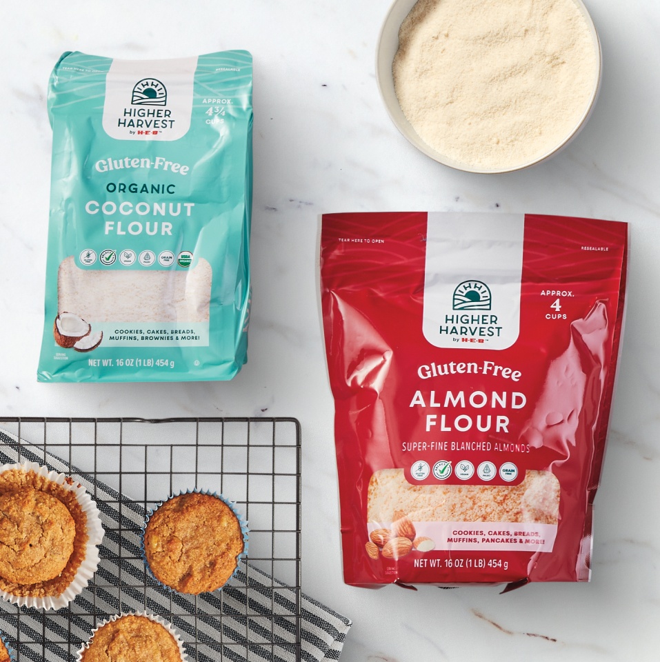 Higher Harvest by H‑E‑B Gluten Free Coconut Flour and Almond Flour 