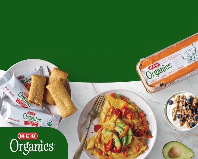Organic eggs, avocado, and cuisines