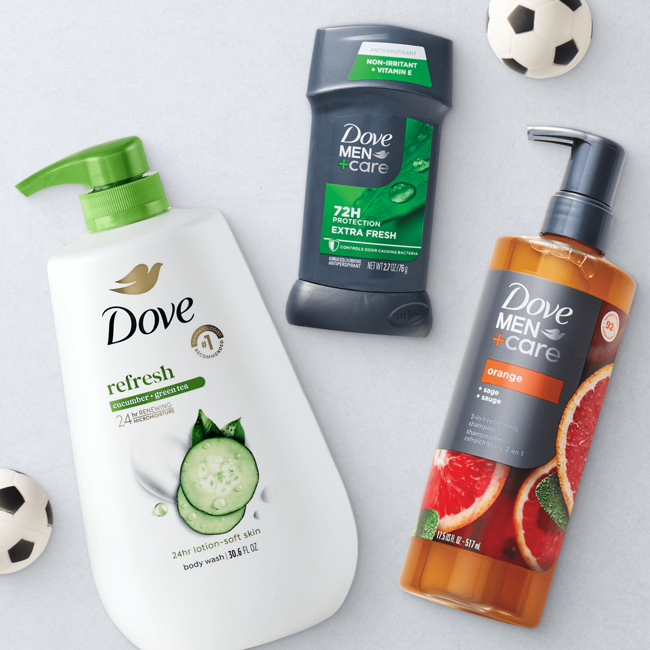 Dove care products