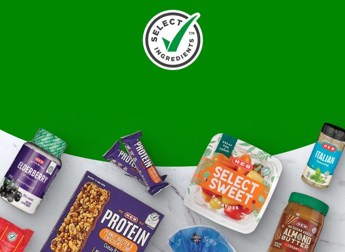Various H‑E‑B® Select Ingredients™ products