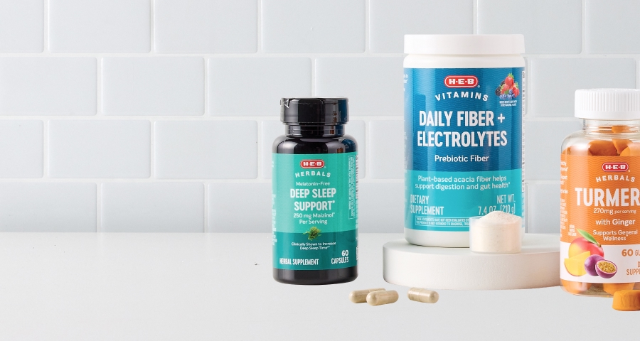 Get $5 off $20 select H‑E‑B vitamins*