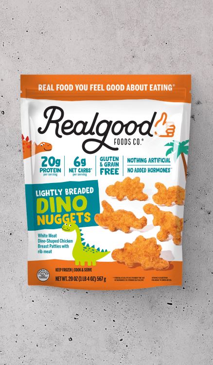 Advertisement for Real Good Foods. Click for product page.