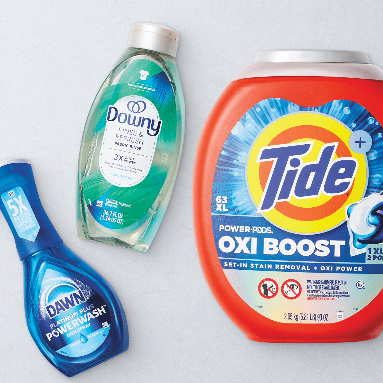 Household cleaning supplies