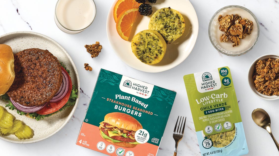 A variety of Higher Harvest products