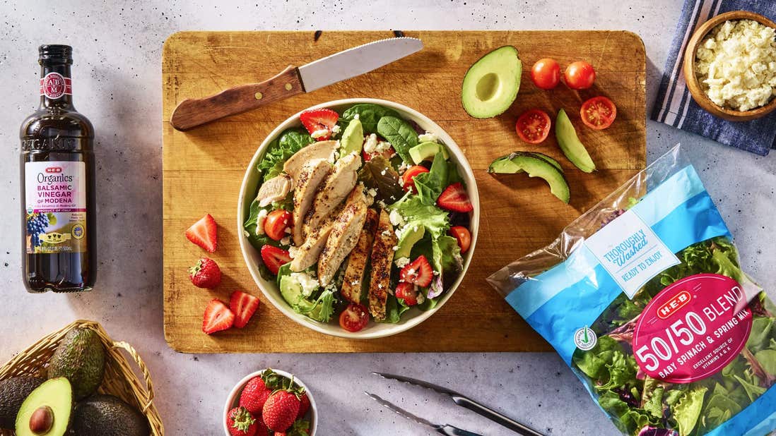 Crisp and refreshing salads