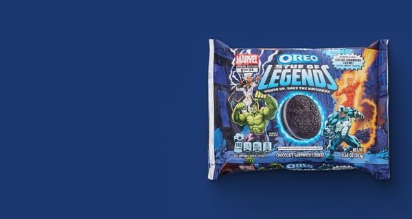 MARVEL OREO Stuf of Legends cookies MARVEL OREO Stuf of Legends cookies