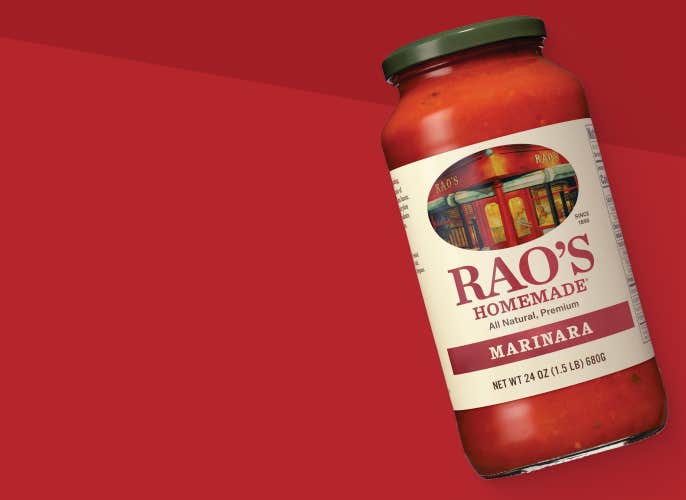 $1 off select Rao's Homemade sauce or ketchup