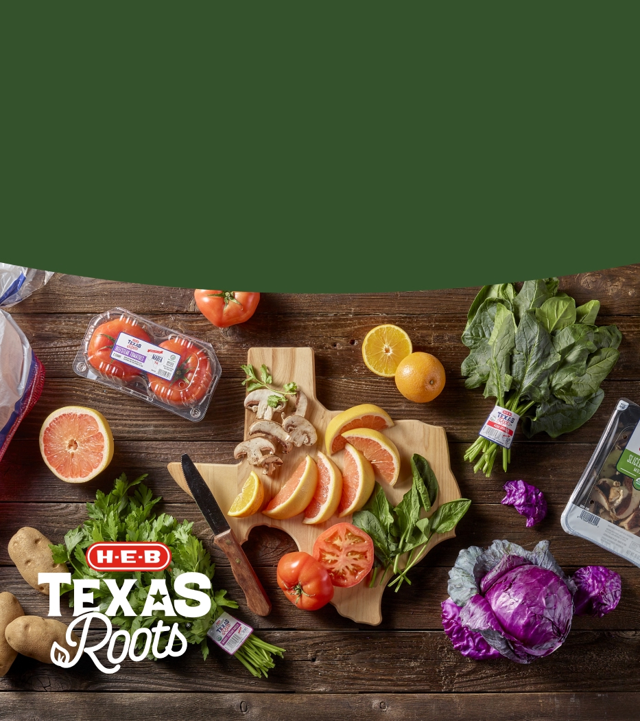 Texas-grown produce Picked at peak flavor