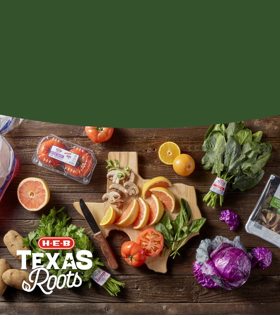 Texas-grown produce Picked at peak flavor