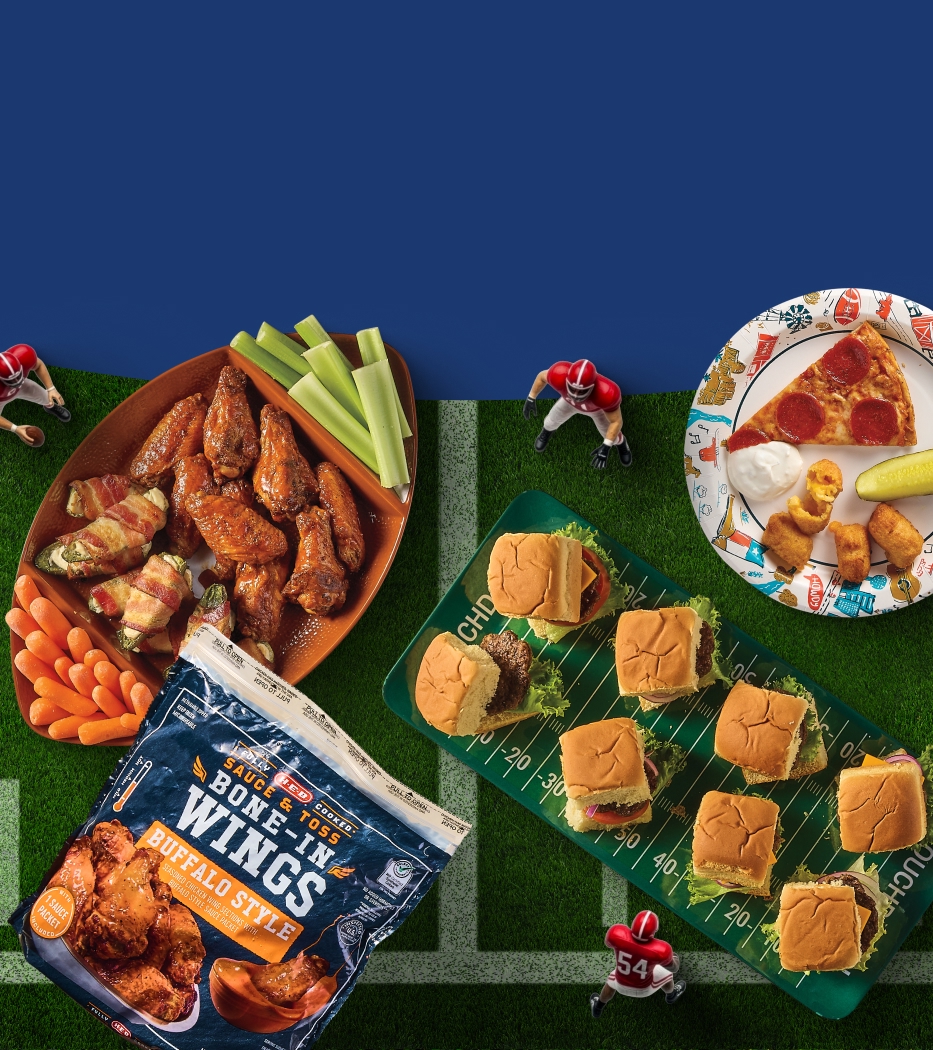 Munch on, cheer on. Wings to sliders for the big game