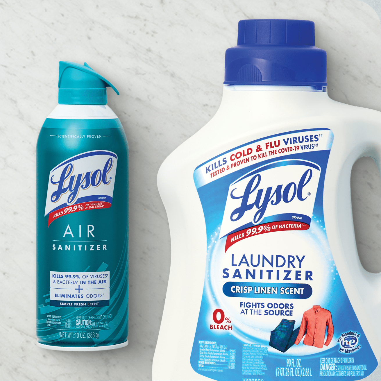 Lysol air freshener, lysol sanitizer