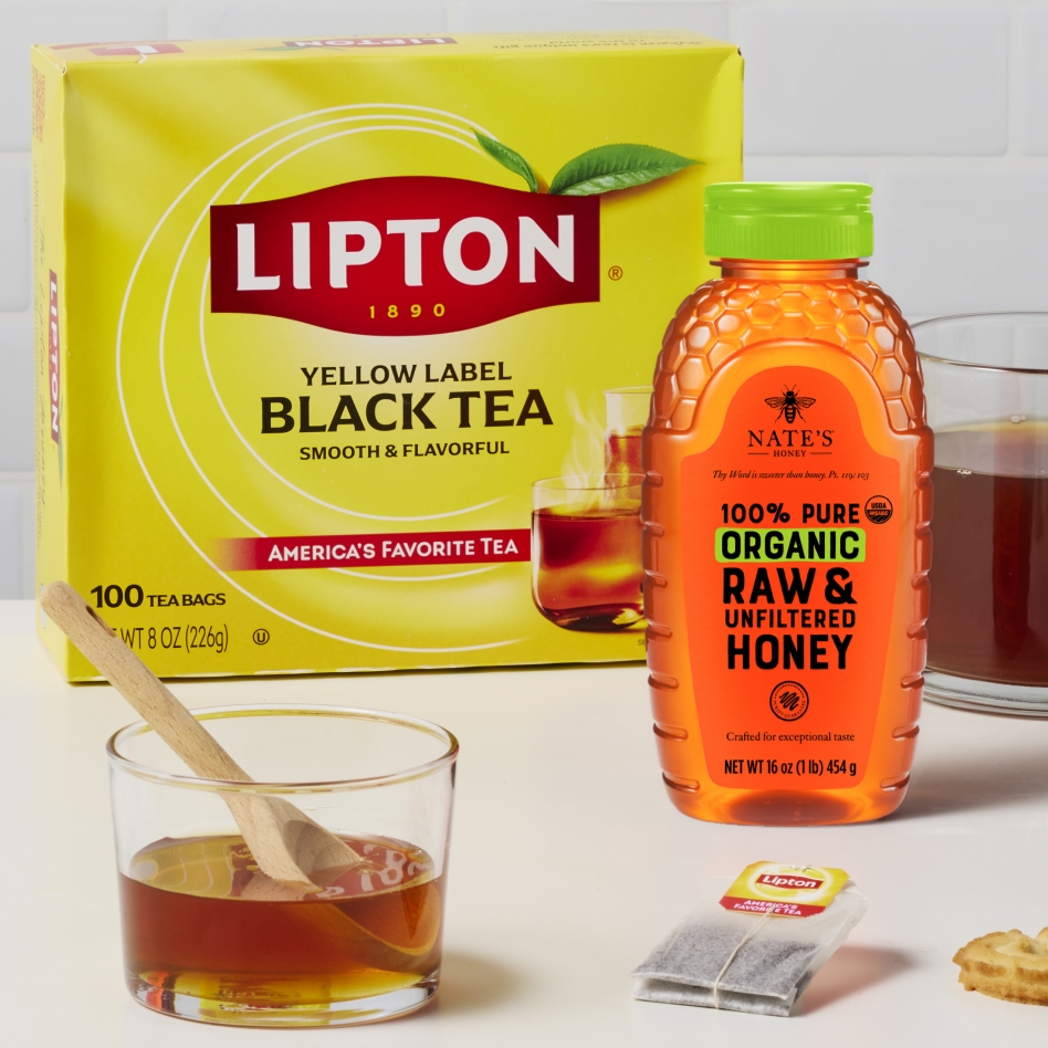 FREE Lipton tea bags when you buy select Nature Nate's Texas honey