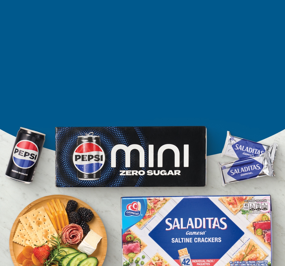 Mini pepsis, Saladitas crackers