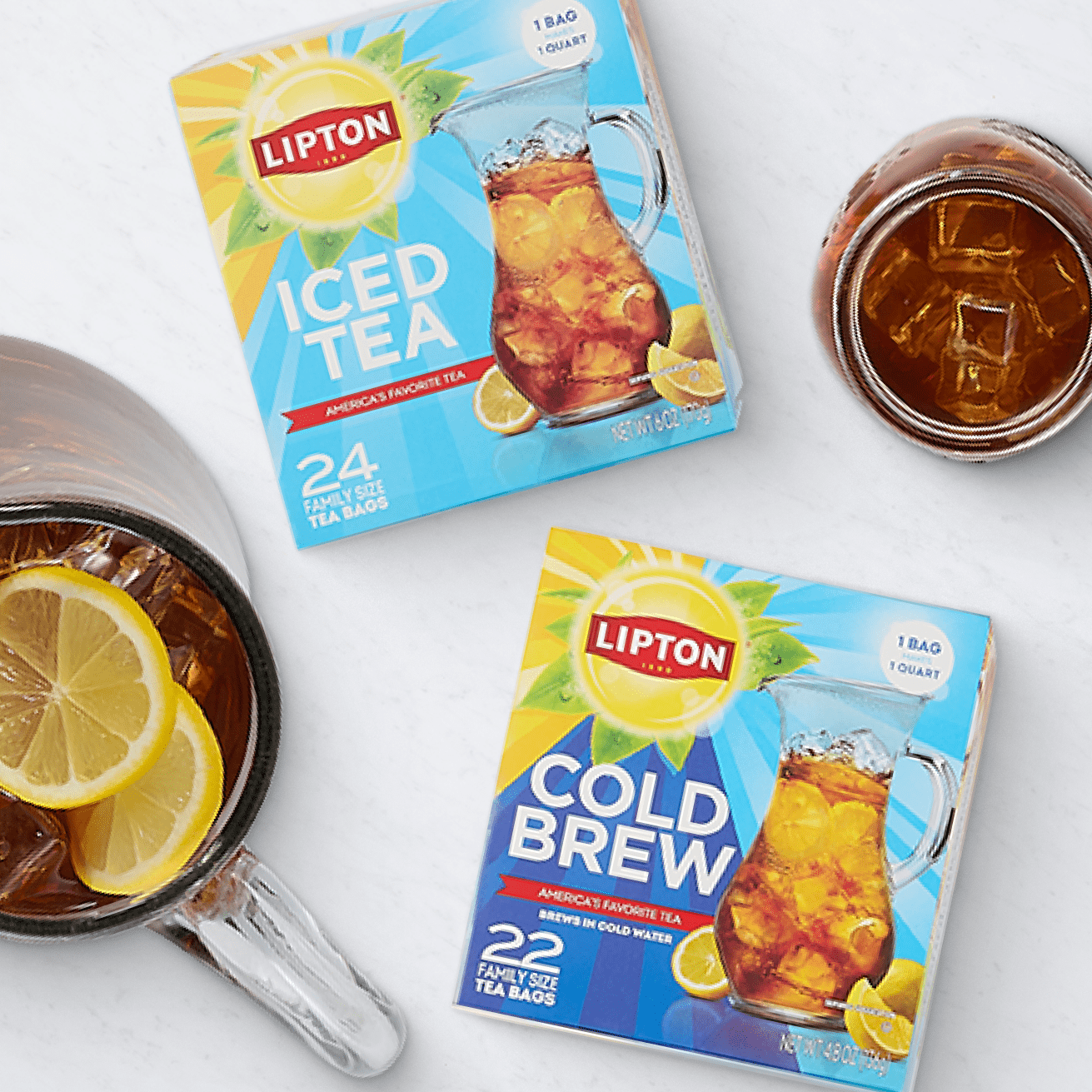 Lipton Ice Tea and Lipton Cold Brew