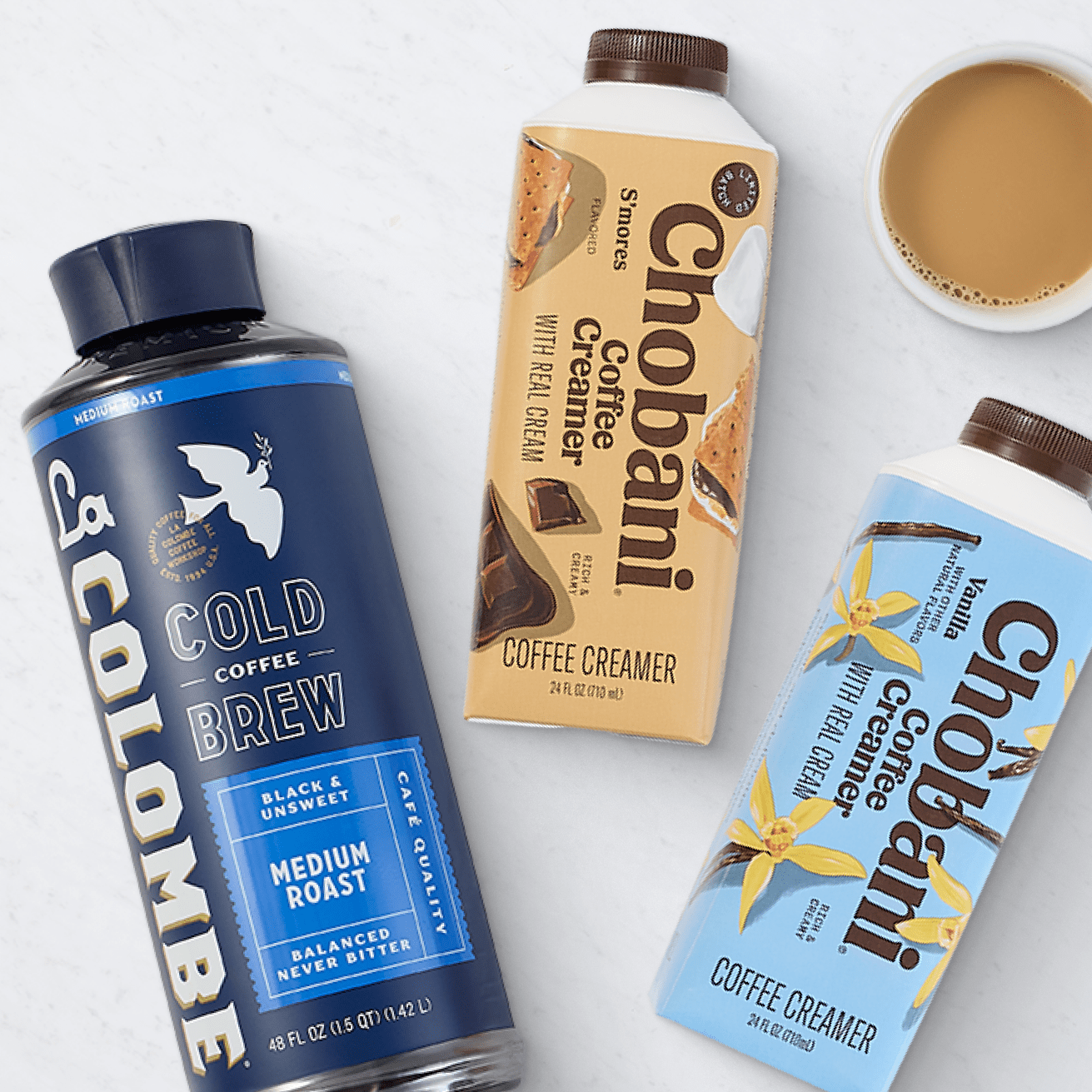 Chobani coffee creamers