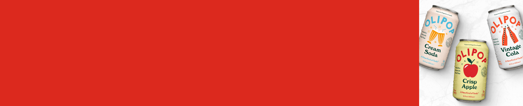 Advertisement for Olipop, Inc. Click to product page.